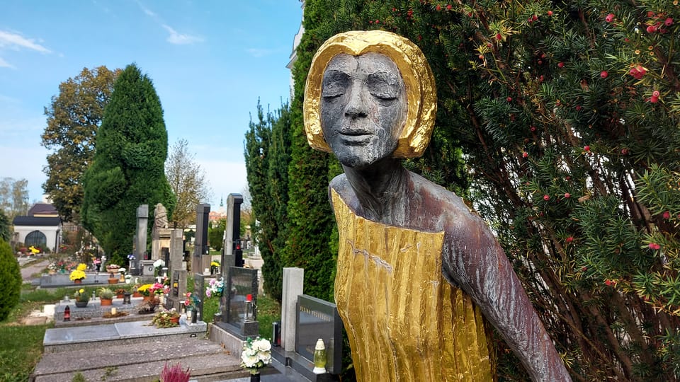 Пам’ятник художнику Йозефові Матічці на цвинтарі в Літомишлі | Фото: Tereza Brázdová,  Český rozhlas