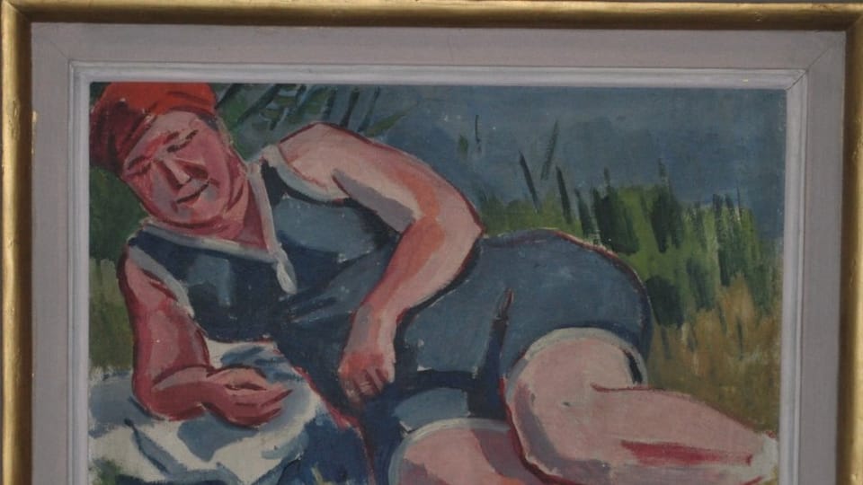 Вацлав Шпала,  «Біля води»,  1919 рік | e-Sbírky,  Národní muzeum - Galerie Klatovy,  CC BY-NC-SA 4.0 DEED