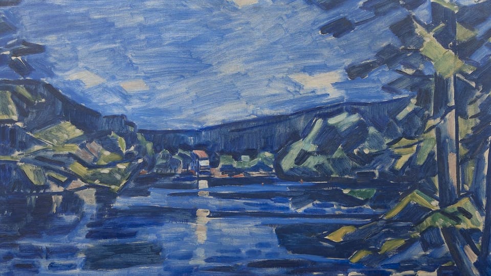 Вацлав Шпала,  «На Отаві»,  1928 рік | Фото: Galerie Kodl