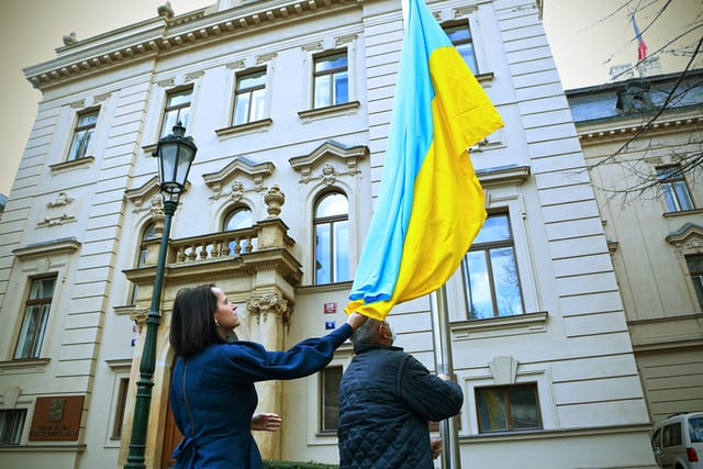 Будівля Апарату уряду Чехії в Празі,  біля якої відбулася демонстрація  (фото ілюстративне) | Фото: Český rozhlas