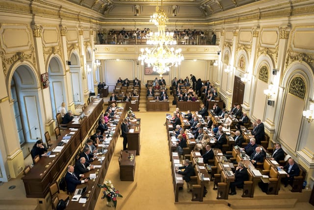 Зала засідань Палати депутатів | Архівне фото: Michaela Danelová,  Český rozhlas