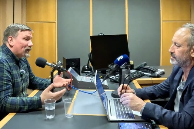 Мартін Кроупа  (ліворуч) | Фото: Radio Prague International